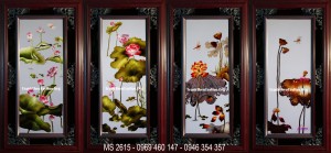 tranh thêu tứ quý