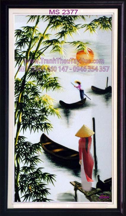 tranh thêu tặng thầy cô
