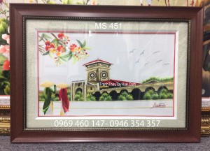 tranh thêu tay làm quà tặng doanh nghiệp