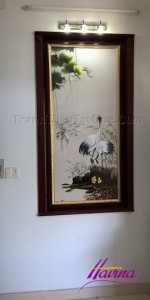Tranh thêu tùng hạc diên niên