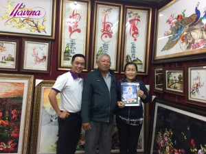 Tranh thêu Phật Bà Quan Âm