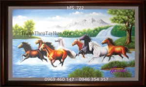 Tranh thêu mã đáo thành công